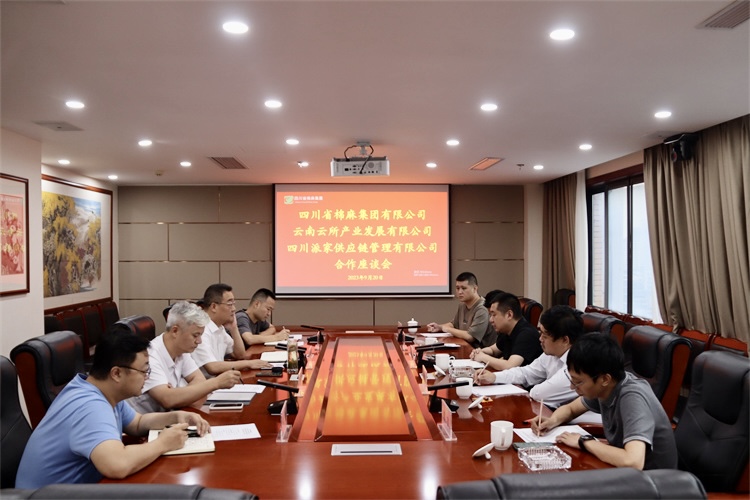 集團公司召開與云南云所產業發展有限公司、四川派家供應鏈管理有限公司合作座談會