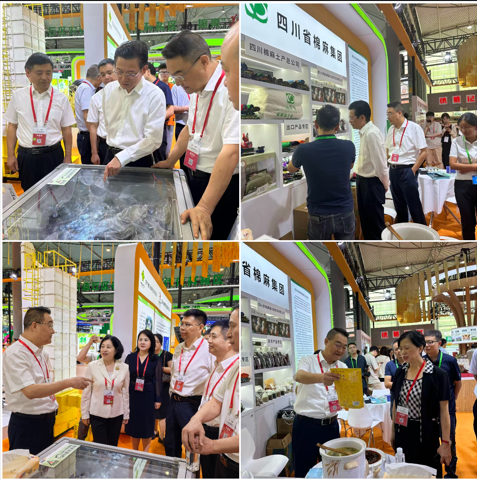 棉麻集團攜特色名優農副產品亮相第十一屆四川農博會